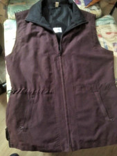 Weste (wattiert+gefüttert) von NORA MODA,  Gr.42,  Bordeaux+Grau, gebraucht