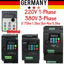 220V 380V 1.5KW 2.2KW 4KW 5.5KW Frequenzumrichter Frequenzumwandler Inverter VFD