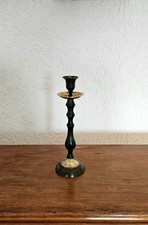 Kerzenleuchter ❤️ Kerzenständer ? Mit Tropfschale Messing 26cm Vintage Handmade