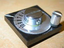 Poti Skalen Scheibe Vierkant