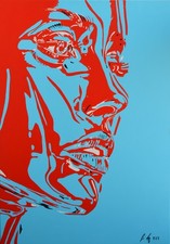 Porträt ,metallisch