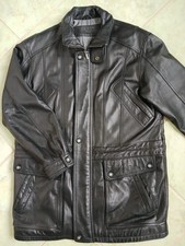 * WESTBURY Herren echt LEDER Jacke schwarz 48*