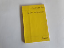 Gottfried Keller - Kleider