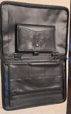 Dokumentenmappe Leder schwarz 26 x 34 cm, Kalendermappe