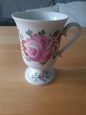 August Warnecke  Kakaobecher Ostfriesland Ostfriesische Rose Tasse Pharisäer 
