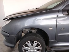 Peugeot 206 original Kotflügel vorn links thoriumgraumetallic KTH BJ2008