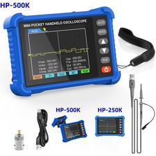 Handheld Digital Oszilloskop Tragbares Oszilloskop 2,5 MS/s 500kHz/250kHz 2,8''