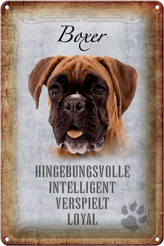 Schild blech 20x30cm made in - 20x30cm,