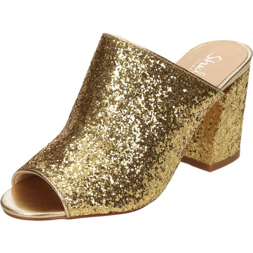 Gold glitzer party schuhe - gold,