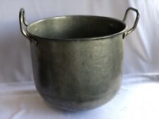 alte Schüssel Kessel Henkel Topf Stahl Zink Waschschüssel Griffe Schale Rarität