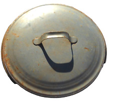 alter Ersatz Deckel ca 25 cm DM für Kessel oder Eimer Topf Zinkdeckel