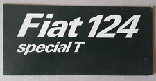 Fiat 124 special prospekt - prospekt, um
