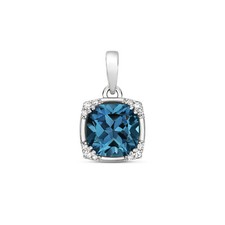 London Blautopas und Diamant