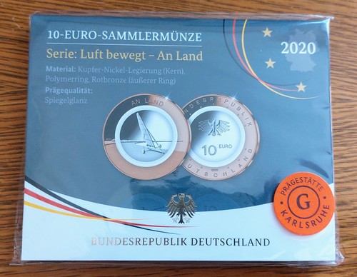 Euro sammlermünze luft - euro-sammlermünze, "luft