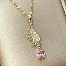 Damen Halskette Engelflügel