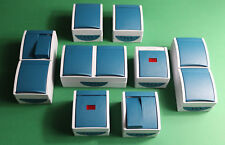 Busch Jäger Ocean Feuchtraum Aufputz Steckdosen Schalter Taster IP44 wählbar 