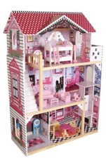 Puppenhaus aus Holz Barbie Größe 