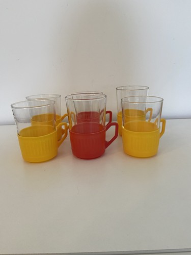 Teegläser mit farbigem - 6,