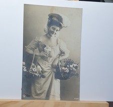 Ak Blumenmädchen, Gel. 1907