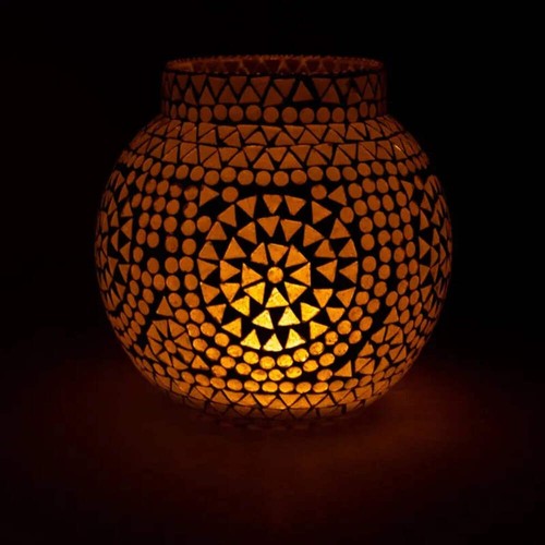 Mosaik teelichthalter - mosaik, –