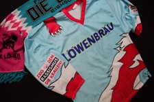 Frankfurt Lions Trikot Jersey Camiseta 93/94 DEL Flemming Löwenbrau Eishockey XL