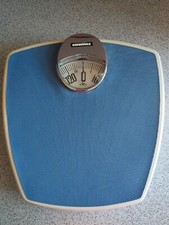 70er-Jahre SOEHNLE Personenwaage 130 kg blau Vintage