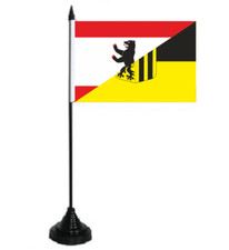 Tischflagge Berlin-Dresden