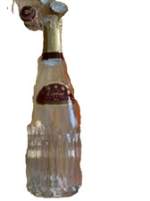 Cartier Champagner leere 0,75l. Kristall Flasche und Cartier Holzkiste, wie Neu!
