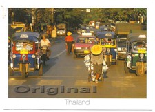 AK Tuk Tuk Taxis, Zweiräder, Autos & Fußgänger (Händler) Straßenverkehr Thailand