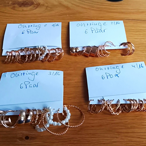 Paar ohrklemmen ohrringe - 24,