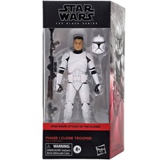 CLONE TROOPER PHASE I 1 FIGUR 2023 STAR WARS THE BLACK SERIES HASBRO OVP AOTC 05