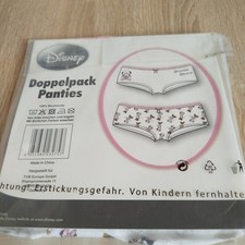Kinder Kleidung für Mädchen Doppelpack Panties   "Größe L"