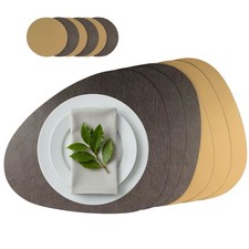 Platzset kunstleder oval - platzset,