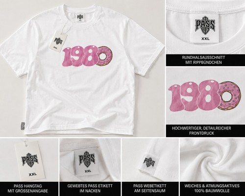 Pash 1980 shirt herren xxl - 1980,