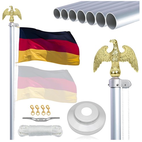 Fahnenmast aluminium 20ft - 6m,