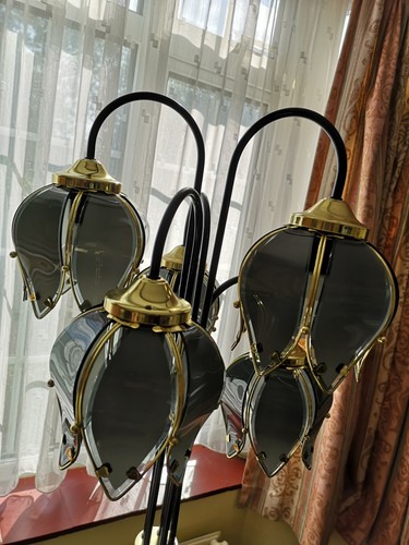 Hollywood regency lotus lampe - regency,