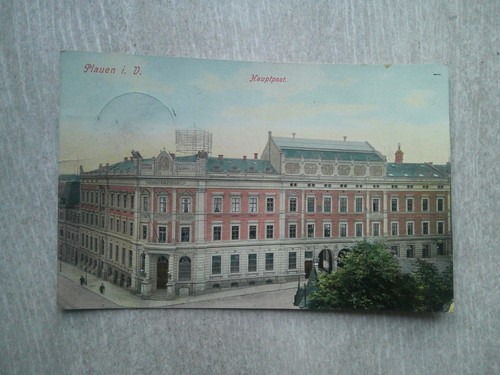 Plauen vogtland post - ak,