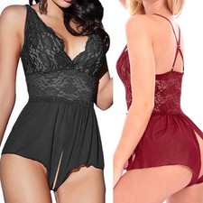 Sexy schmaler Spitzenbody für