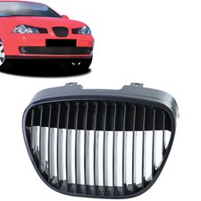 Sport Kühlergrill ohne Emblem Schwarz für Seat Ibiza Cordoba 6L 02-09