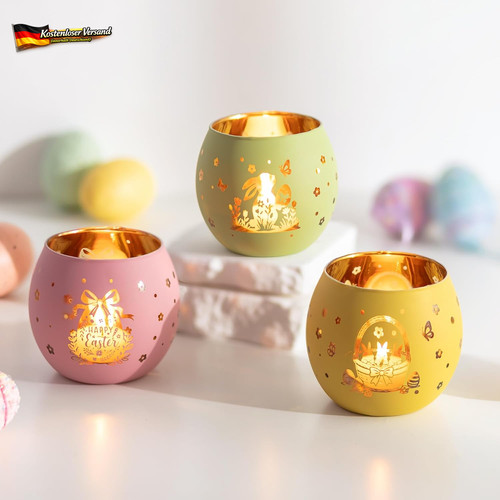 Teelichthalter glas set - set, für