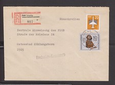DDR Mi-Nr 2832, 3228 Fernsprechapparat Einschreibebrief VST Leipzig 1989 (X30)