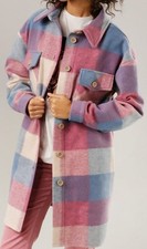 88005901/K19 ANISTON CASUAL Fleecejacke im Karo-Dessin Gr. 36 neu