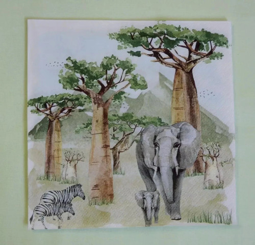 Lose servietten afrika - 5,