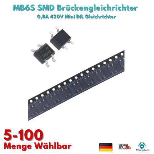 Mb6s smd brückengleichrichter - mb6s,