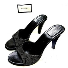 Gucci high heel pantoletten - gucci,