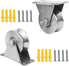 2 Stück V-Rollen Seilrollen