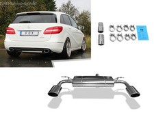  Duplex Sportauspuff Mercedes B-Klasse W246 B220 B250 4-matic je 140x90 oval