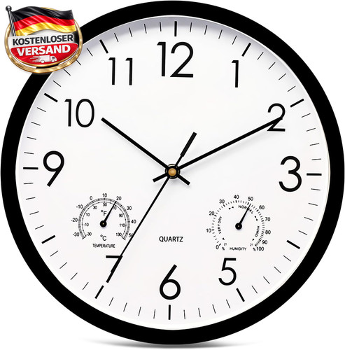 Wanduhr mit temperatur - wanduhr,