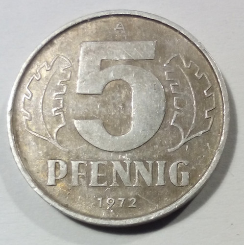 Münze ddr fünf - ddr, 5