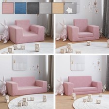 MINI Kinder Sofa Couch Sessel Schlafsofa Weicher Plüsch Kindersofa Minisofa